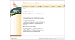 Desktop Screenshot of caritas-krankenhaus-lebach.de