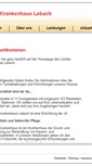 Mobile Screenshot of caritas-krankenhaus-lebach.de